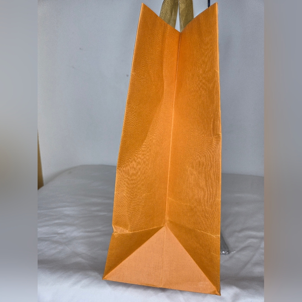 Louis Vuitton Large Shopping Bag In Orange And Gold Accent - Picture 3 of 8